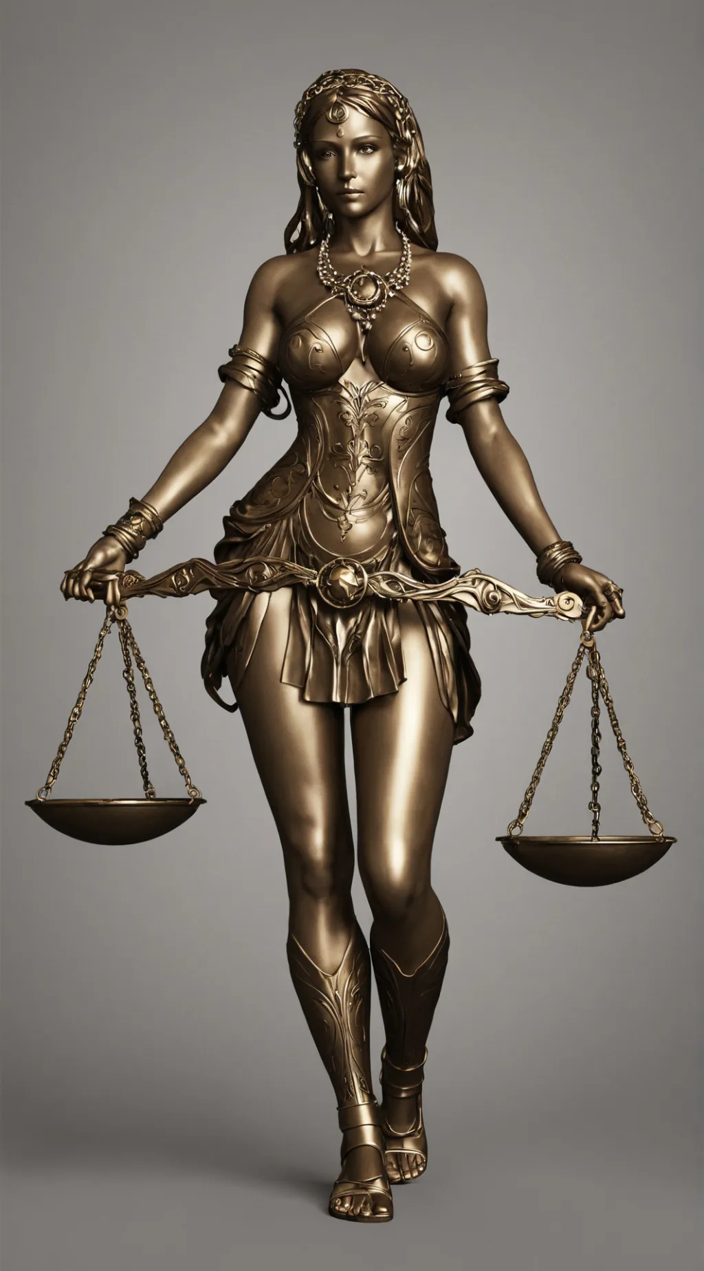 ai character: Libra  background