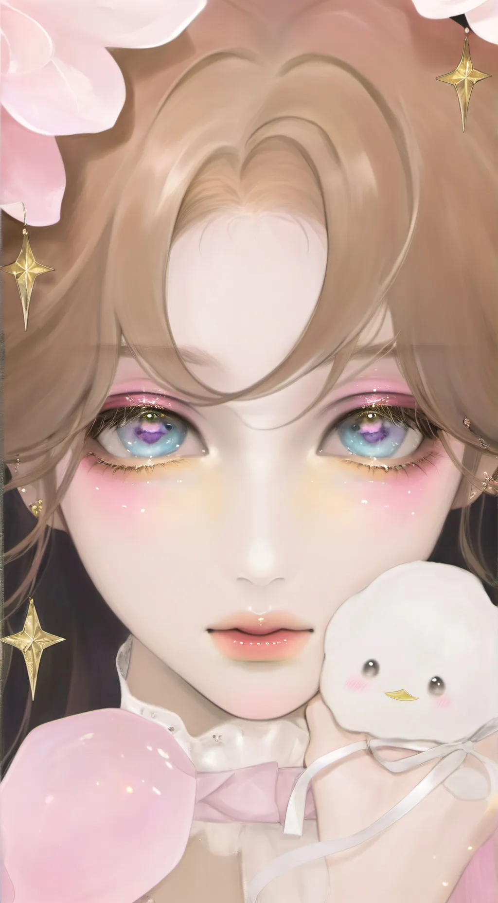 ai character: Kanae rates kisses background