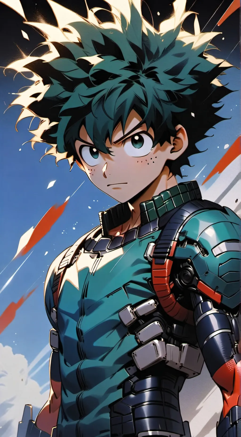 ai character: Deku villano  background