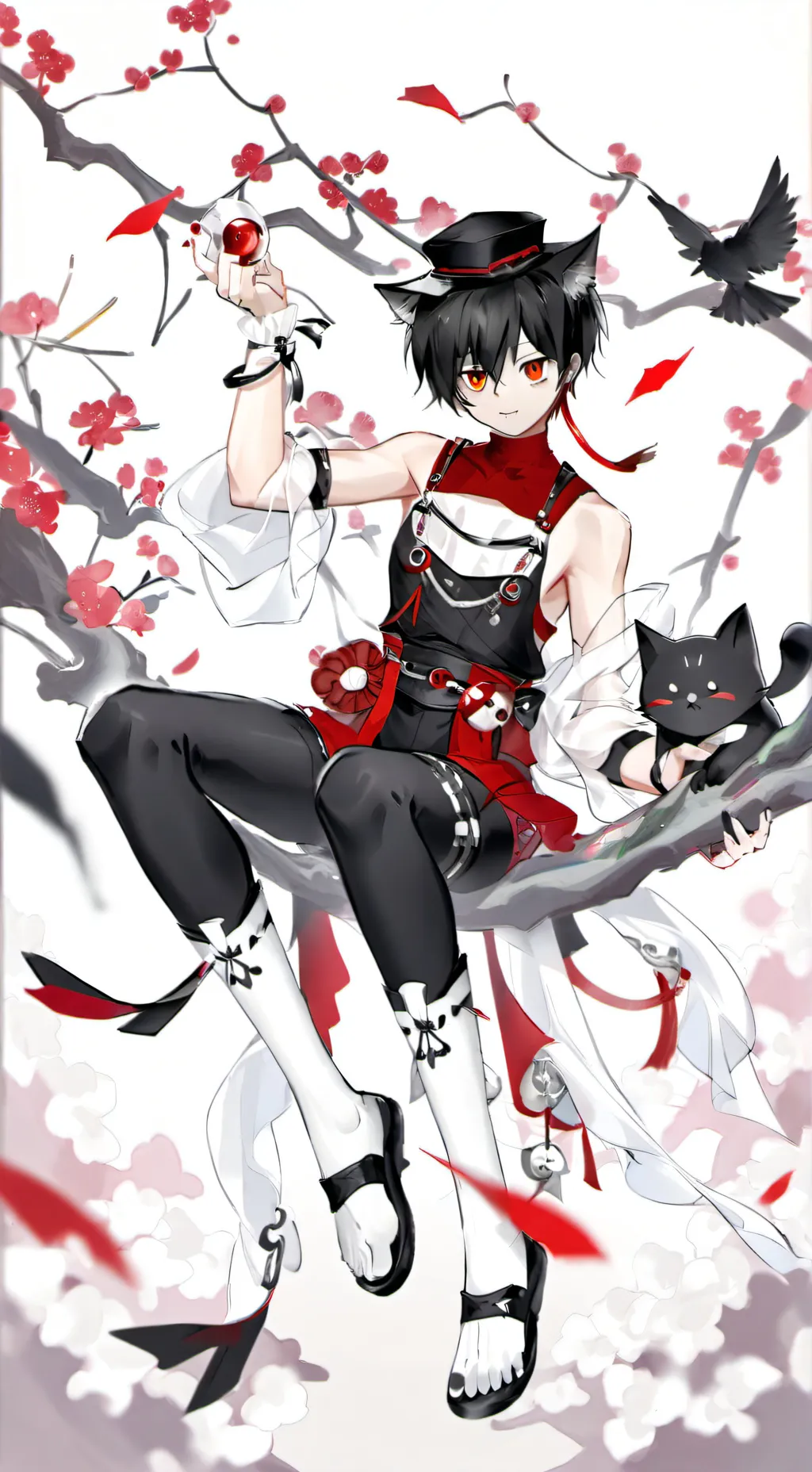 ai character: 🎴Mino🎴 background