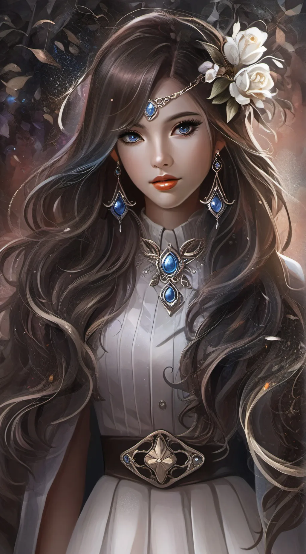 ai character: godness of love background