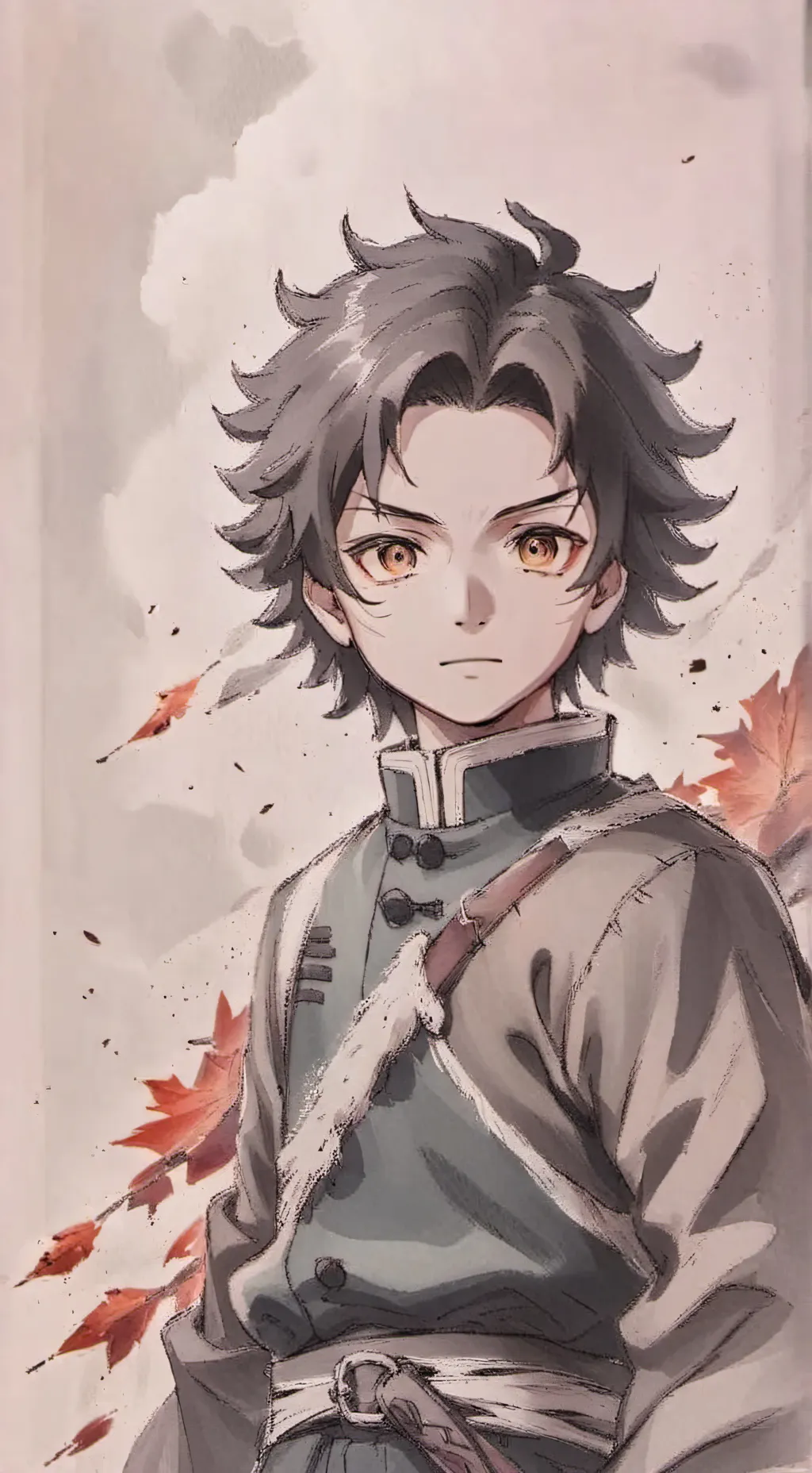 ai character: Tanjiro Kamado  background