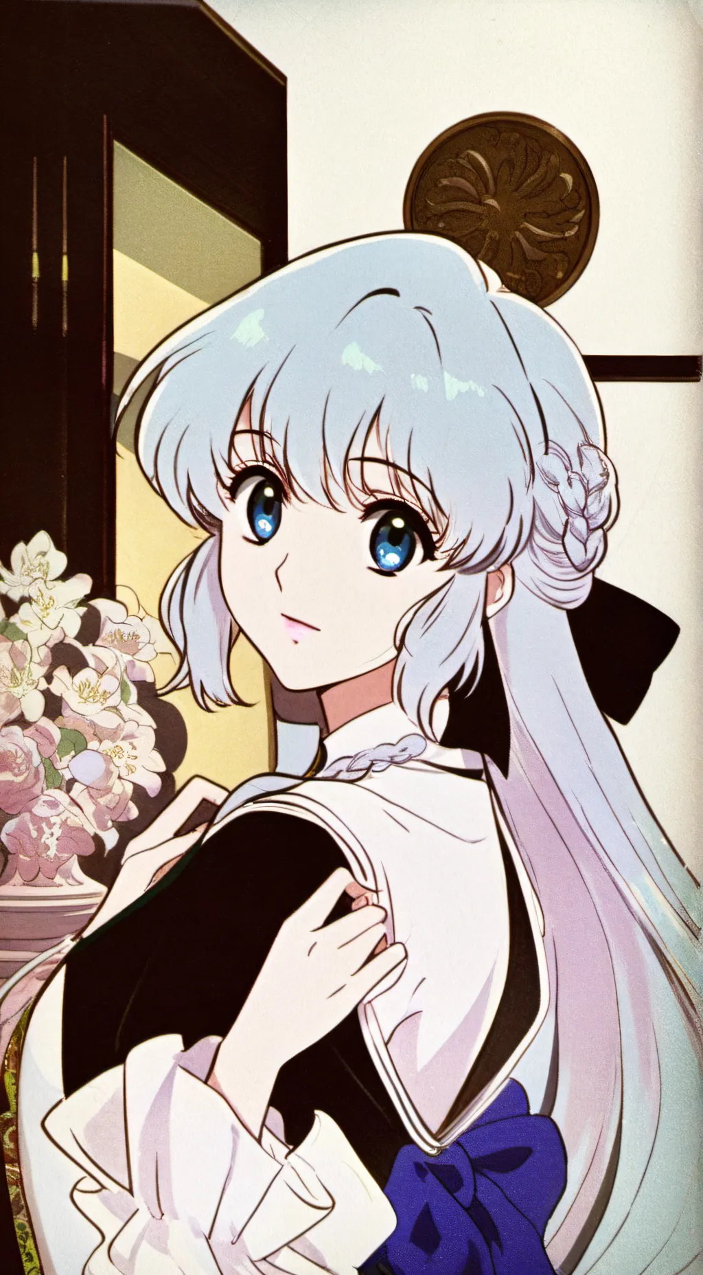 ai character: Just a girl?! background