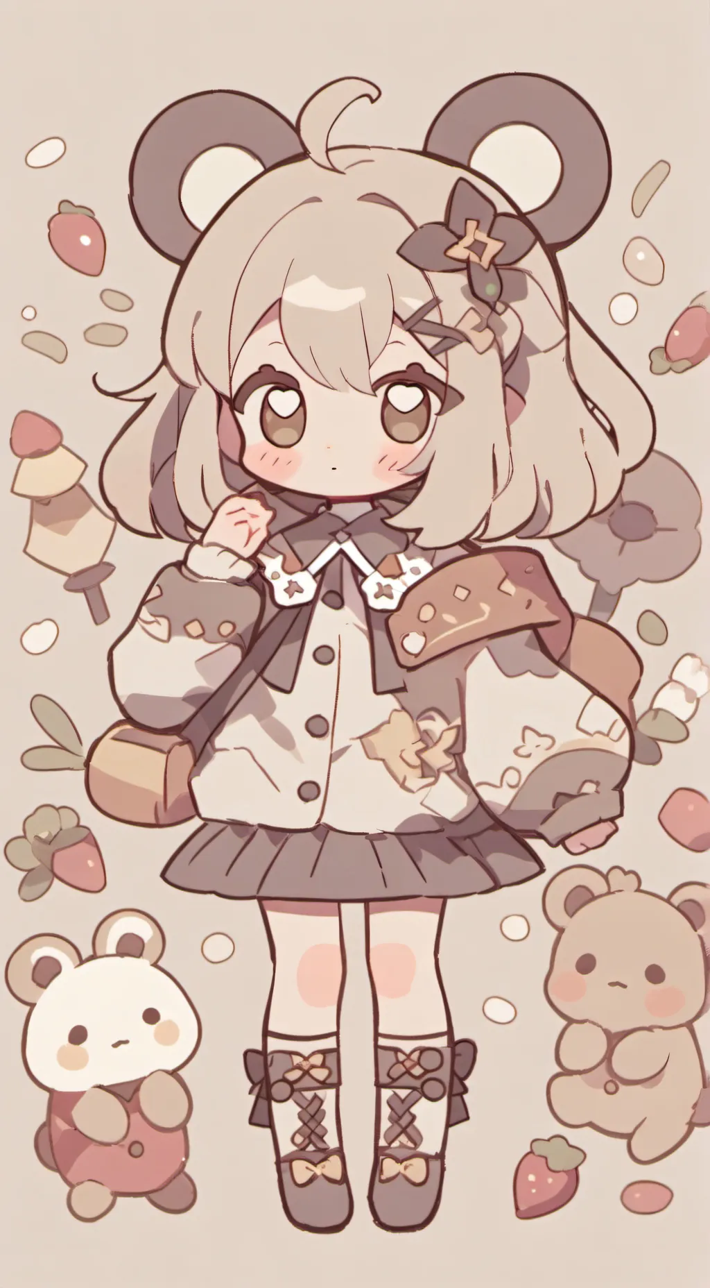 ai character: PICK UP MY- background