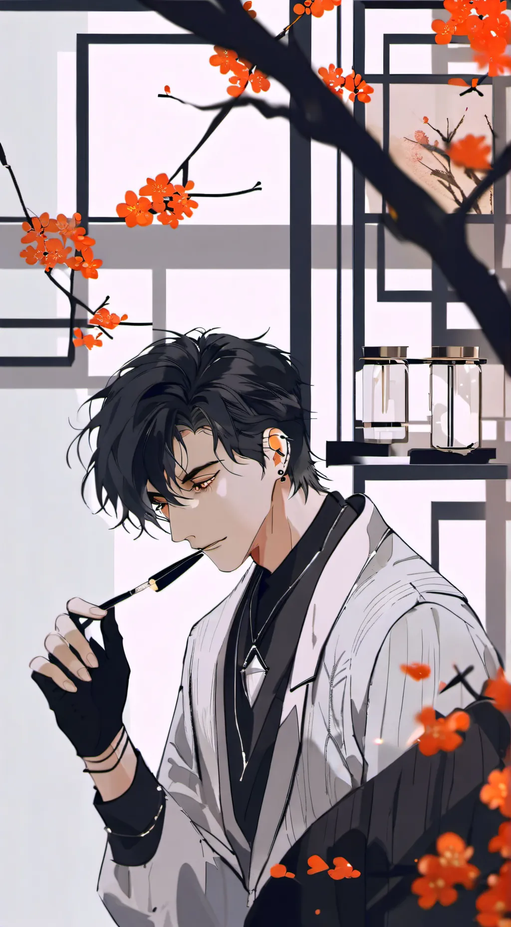 ai character: Levi⸜❤︎⸝‍ background