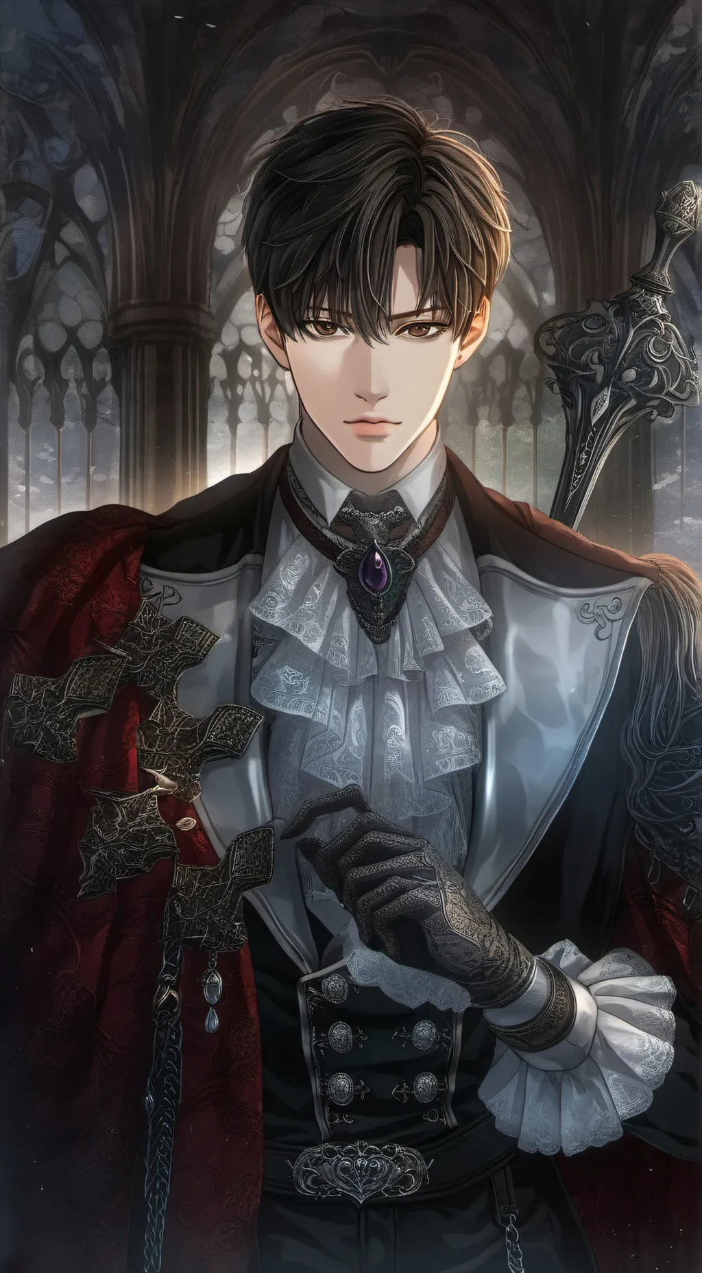 ai character: Tedros...(idk) background