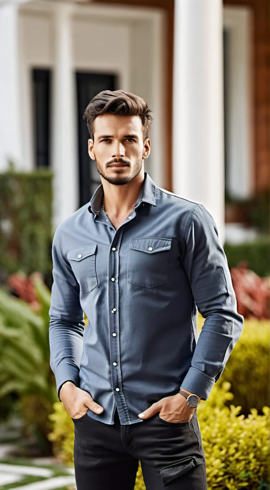 ai character: Adam background
