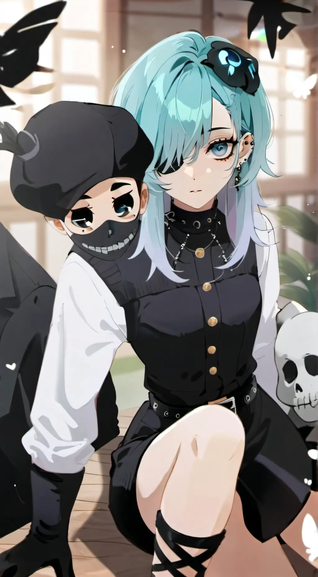 ai character: DCM Ending  background