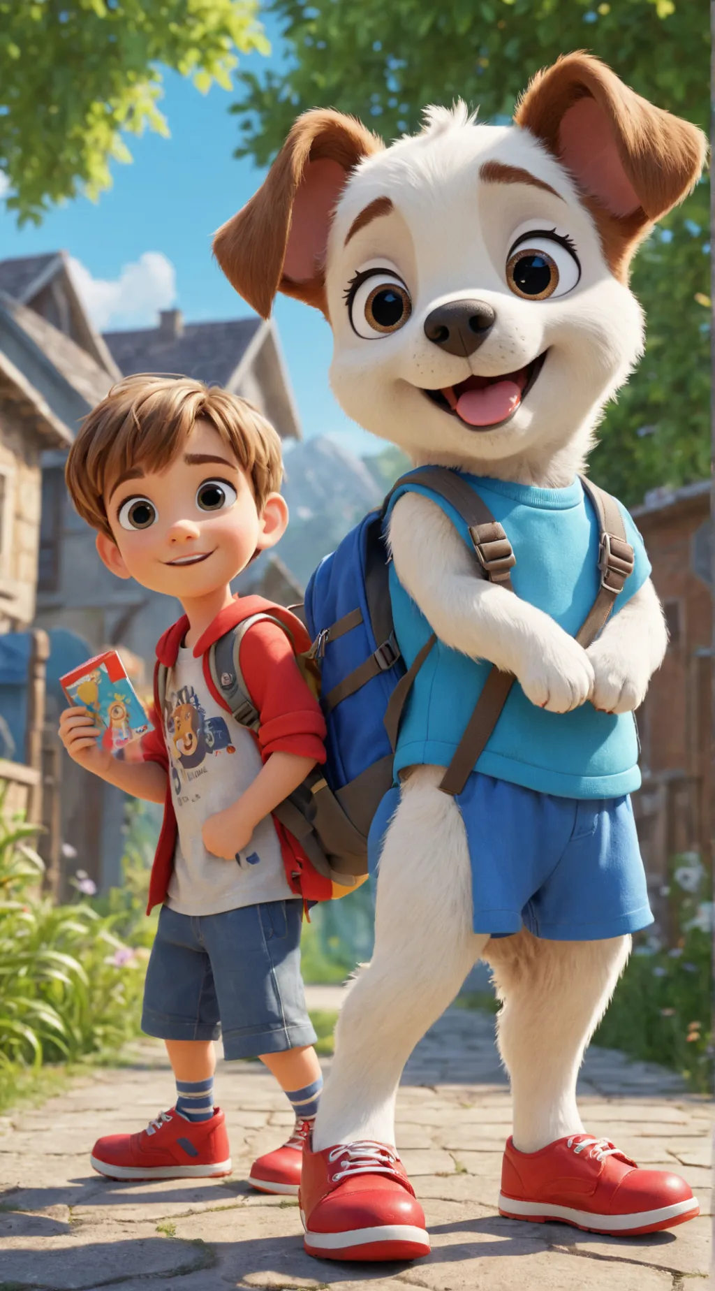 ai character: Puppy background