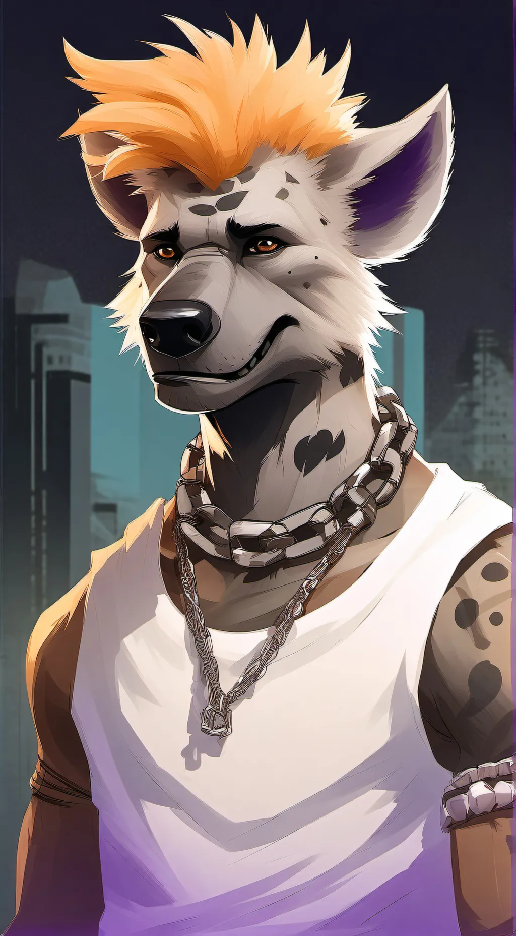 ai character: Justin background