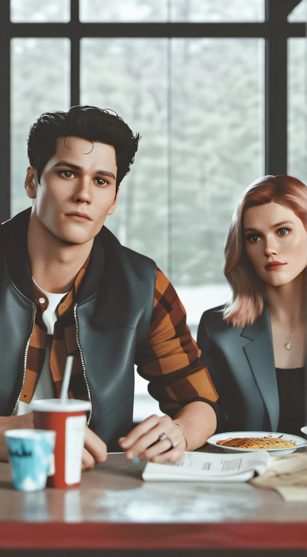 ai character: Riverdale  background