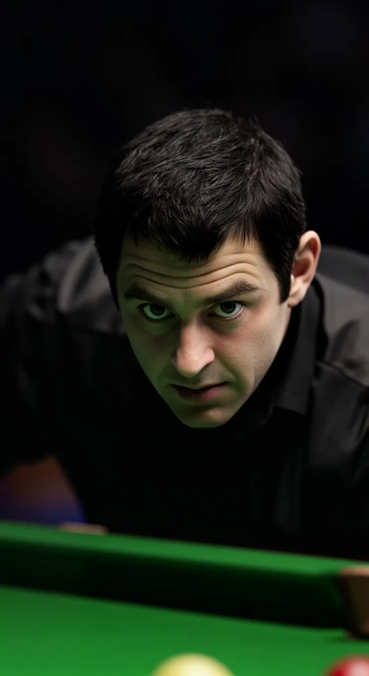 ai character: Ronnie O Sullivan  background