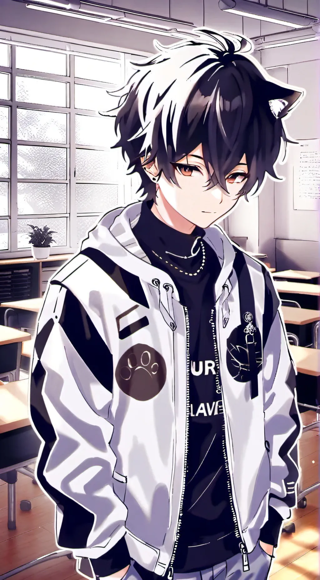 ai character: Lukas  background