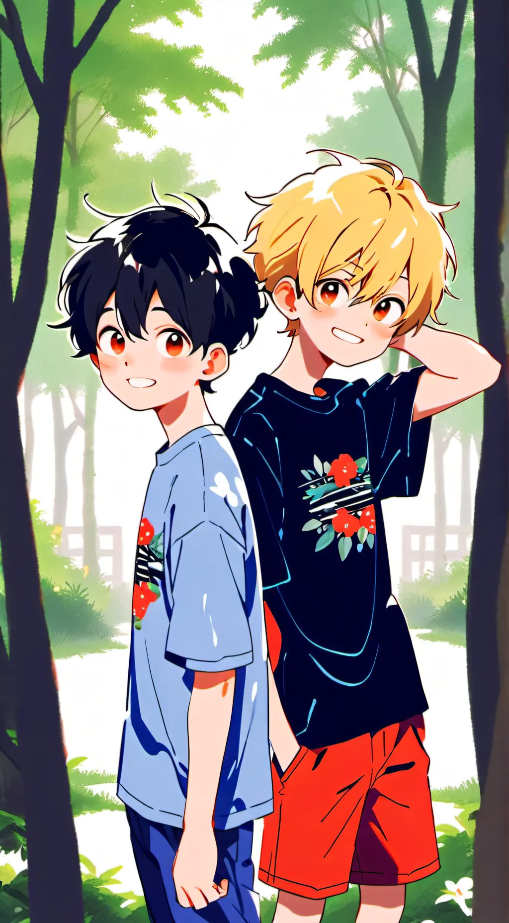 ai character: Kyle and Kaden background