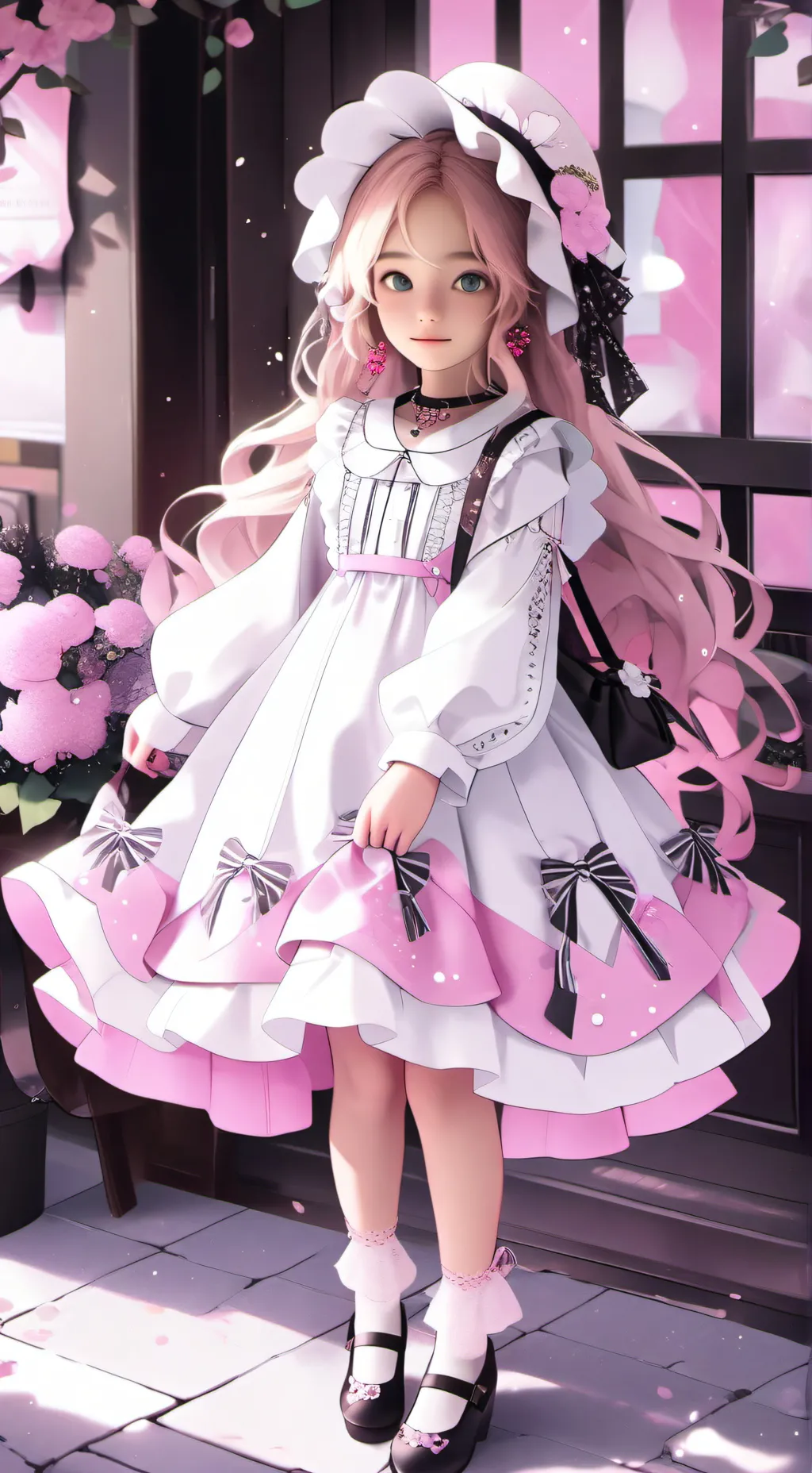 ai character: Convenience store background