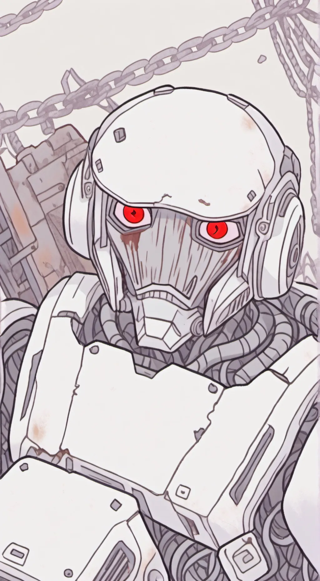 ai character: Robot Virus  background