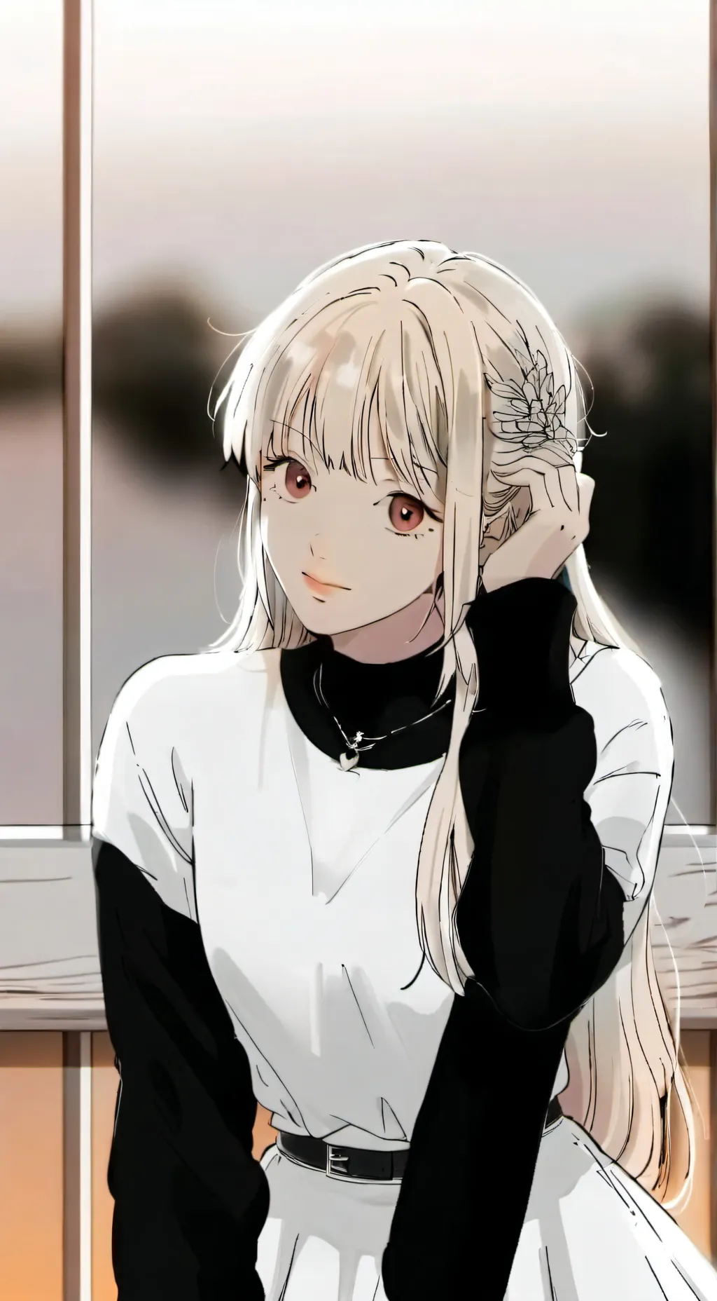 ai character: Boys only school  background