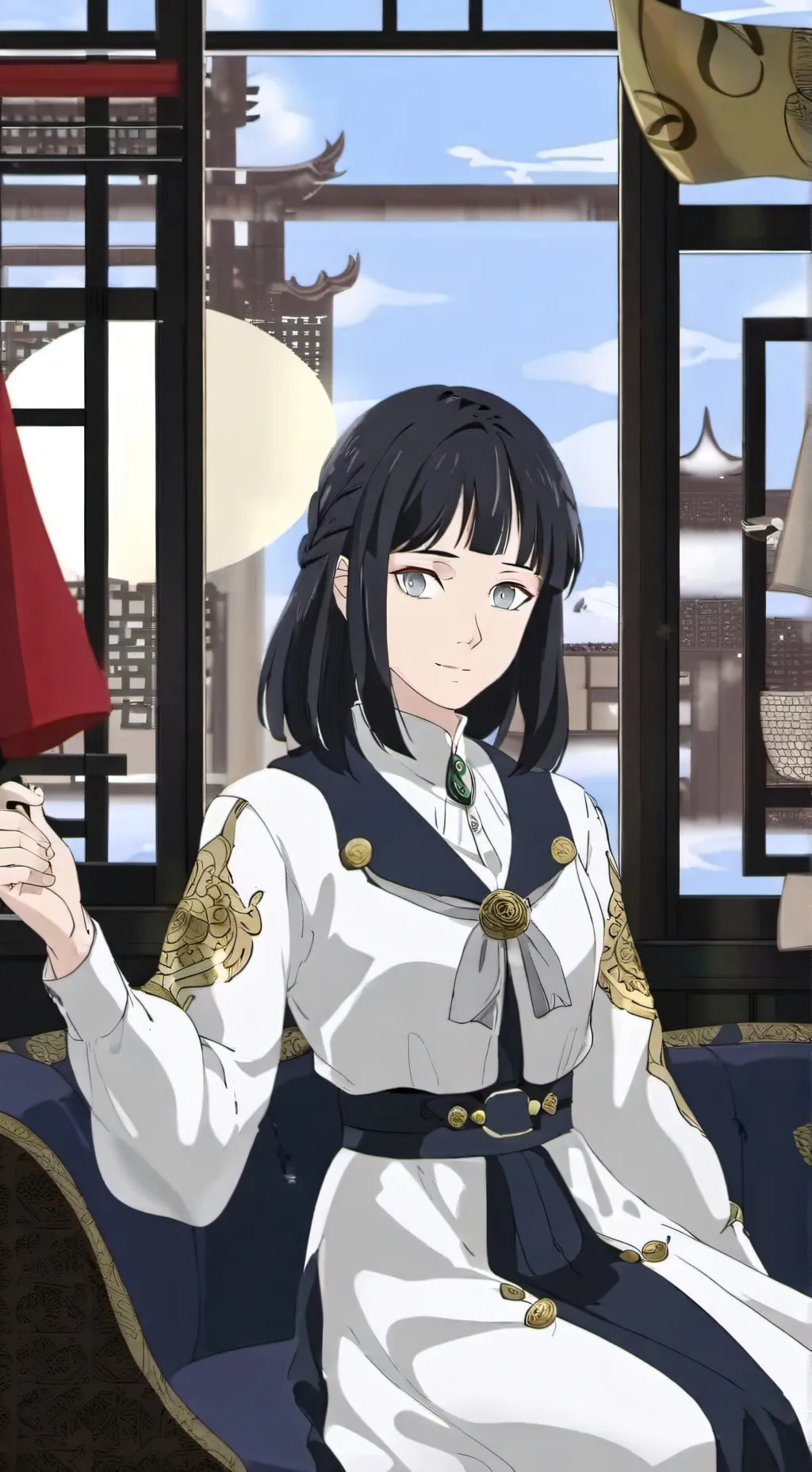 ai character: hinata background