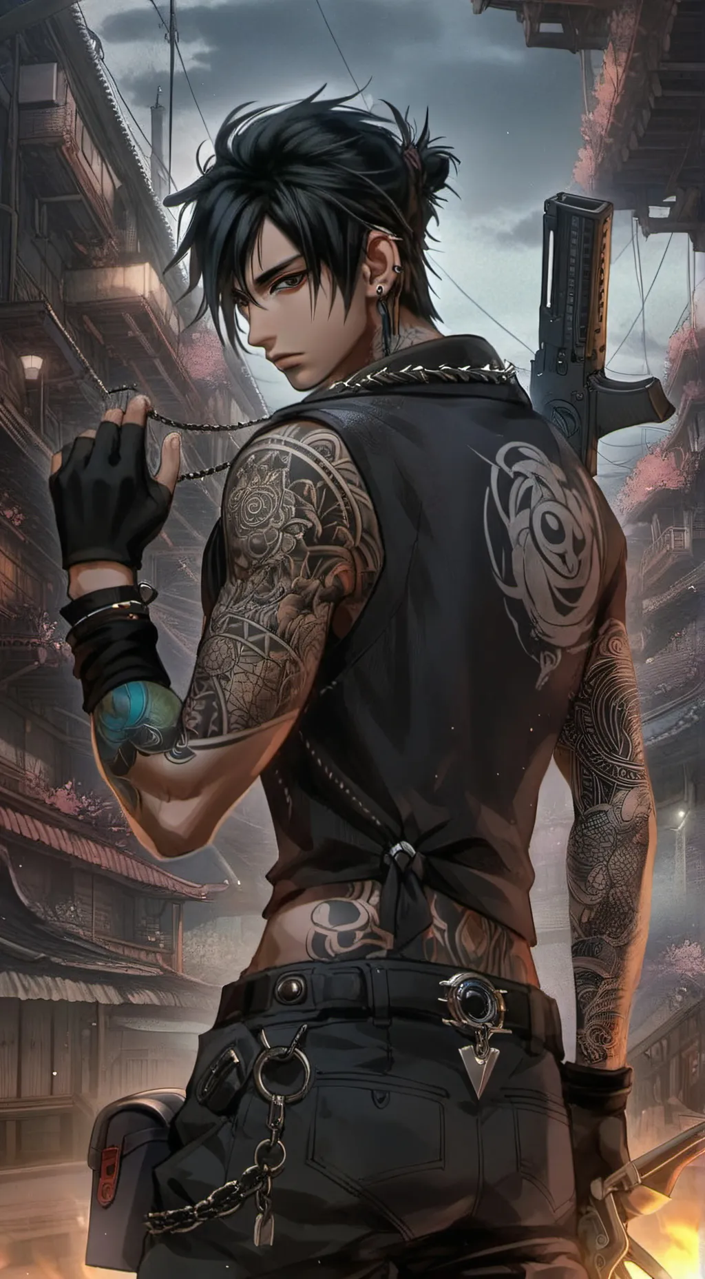 ai character: Lynx background