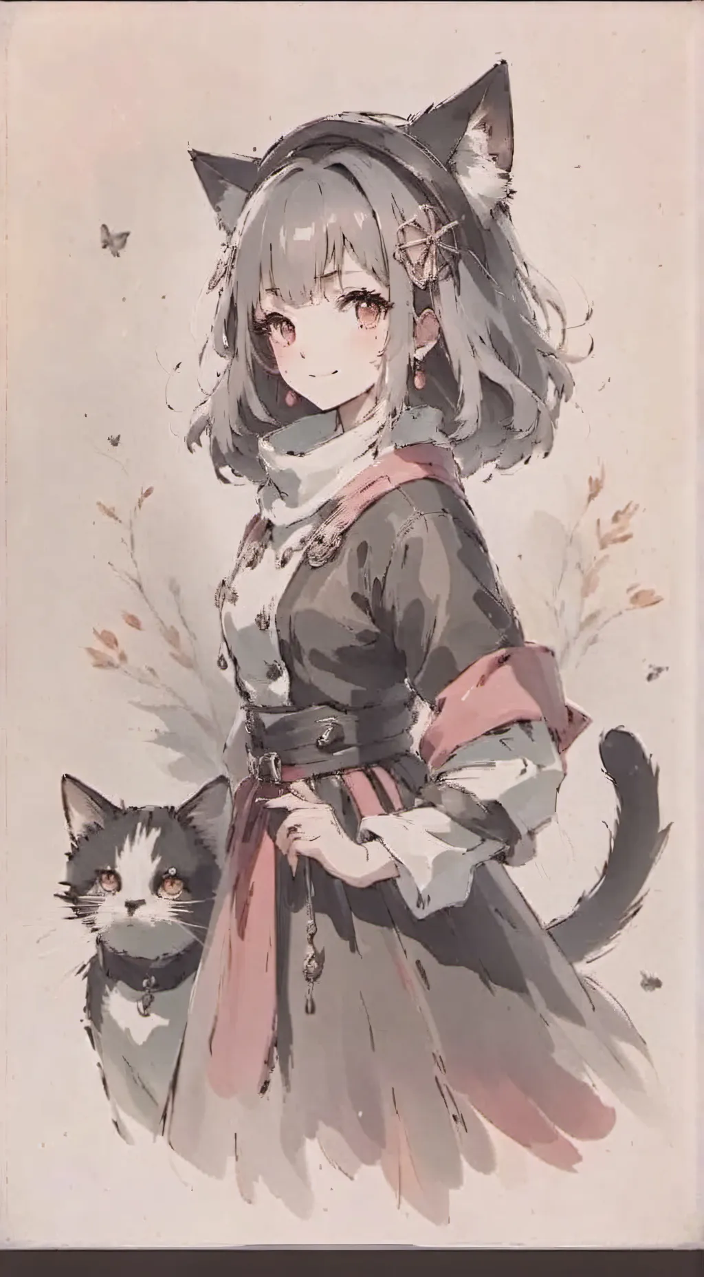 ai character: kitty  background