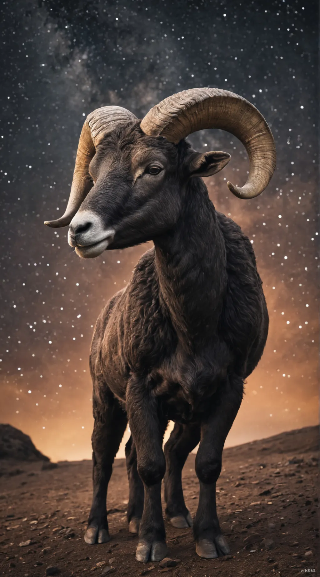 ai character: Aries background