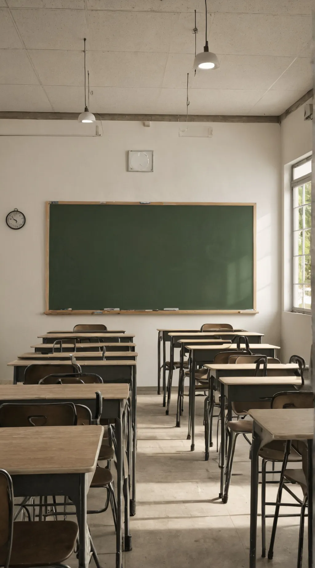 ai character: classroom!! background