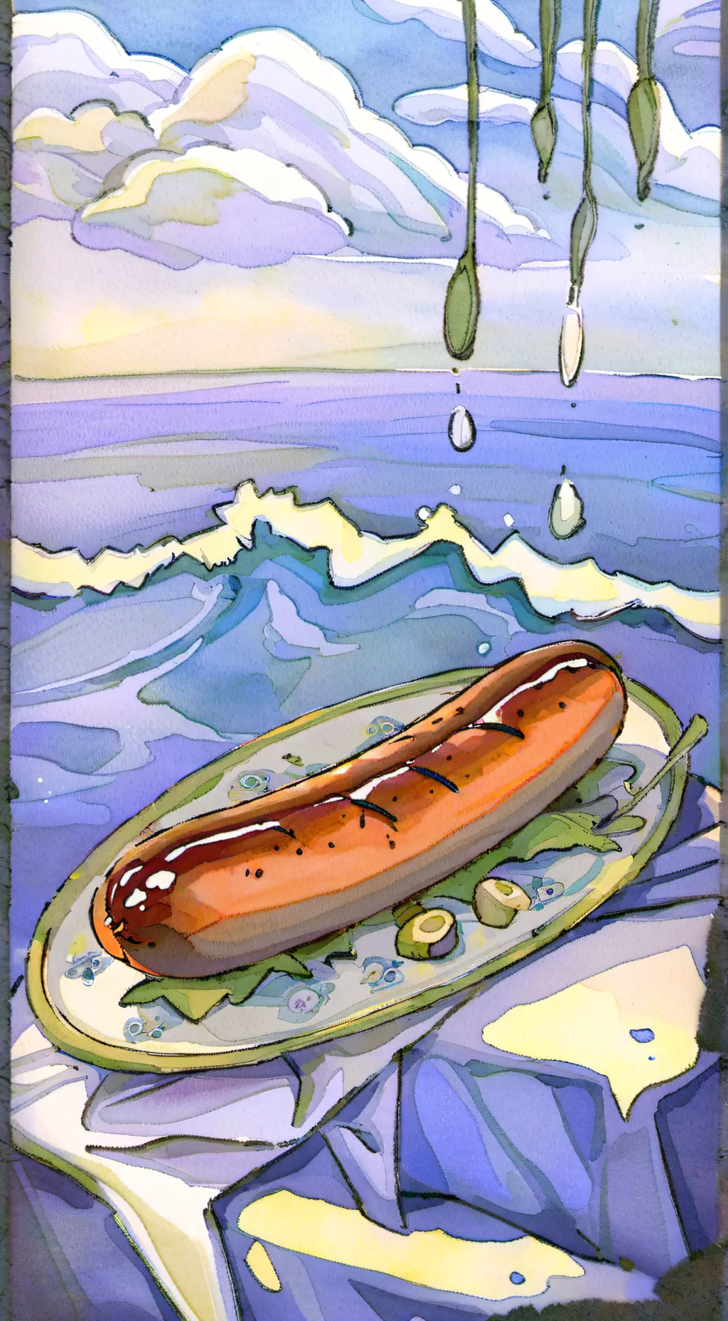 ai character: the sausage background