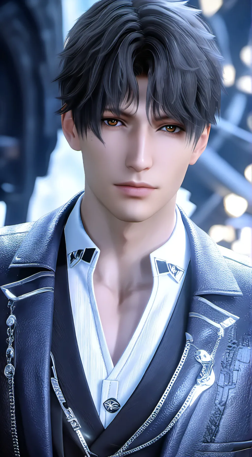 ai character: Leo background