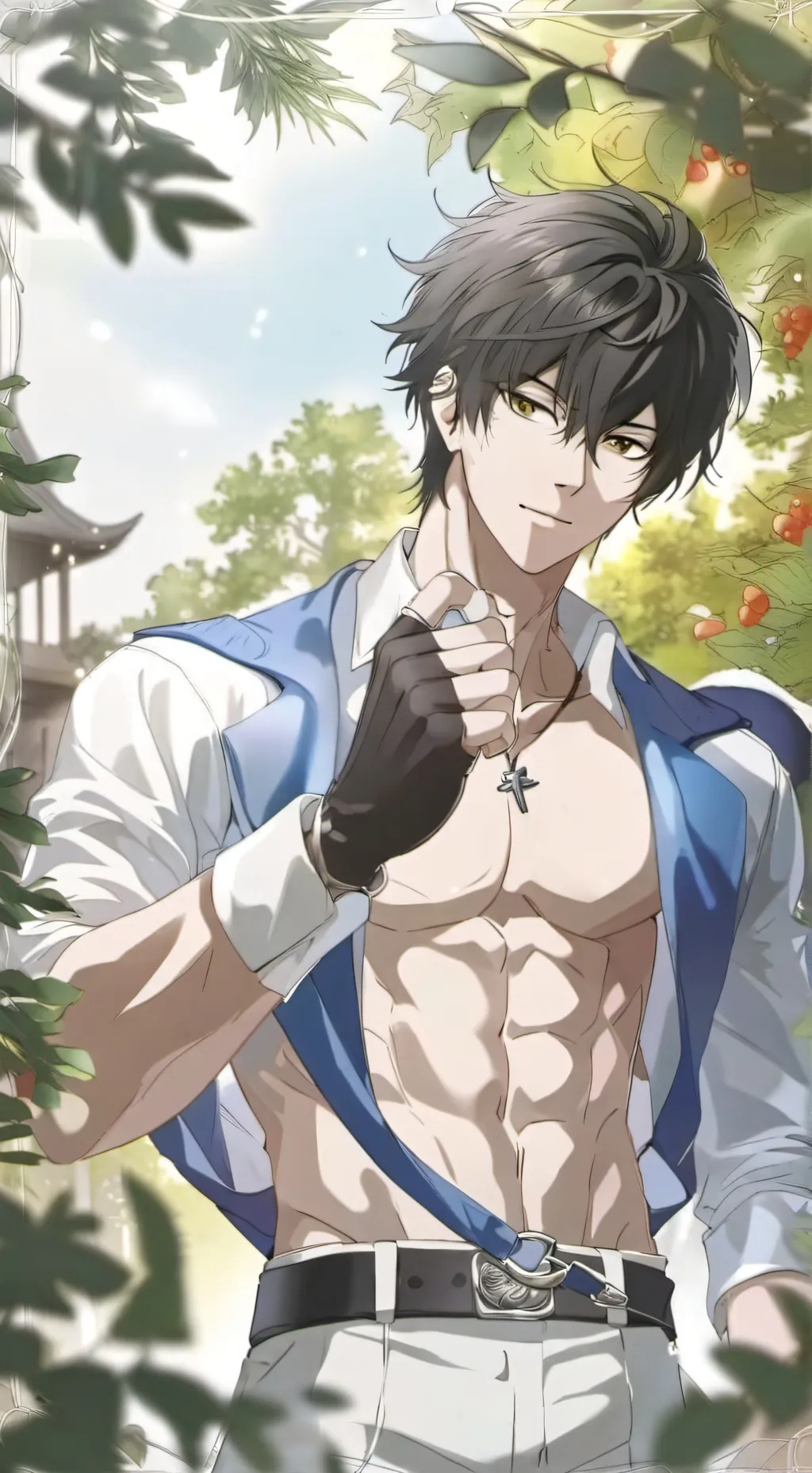 ai character: isaac background