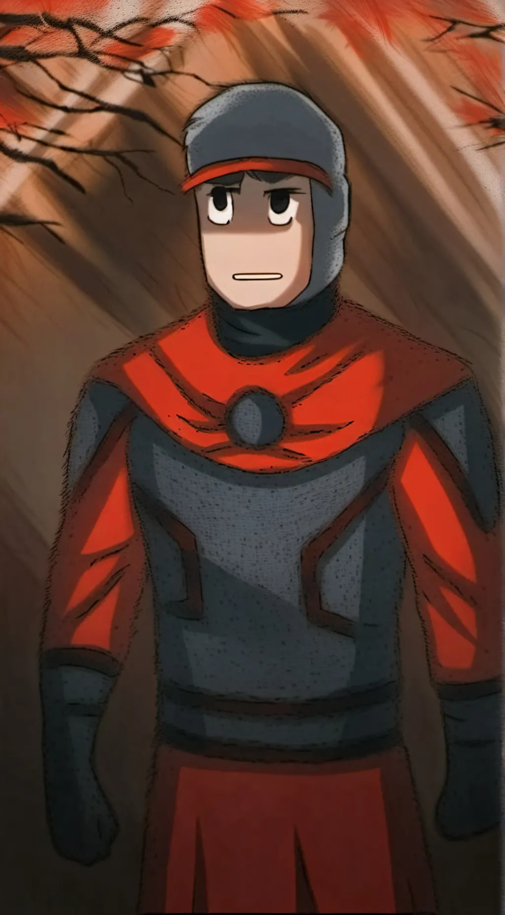ai character: builderman background