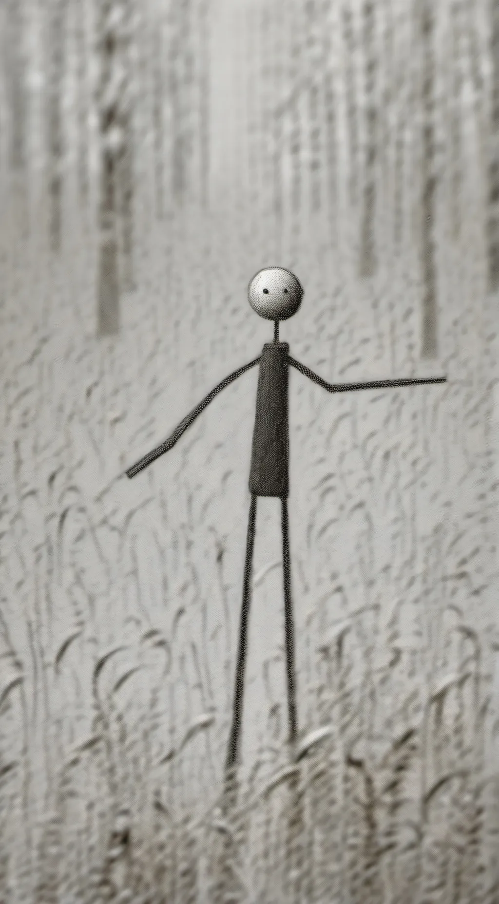 ai character: wandering stickman background