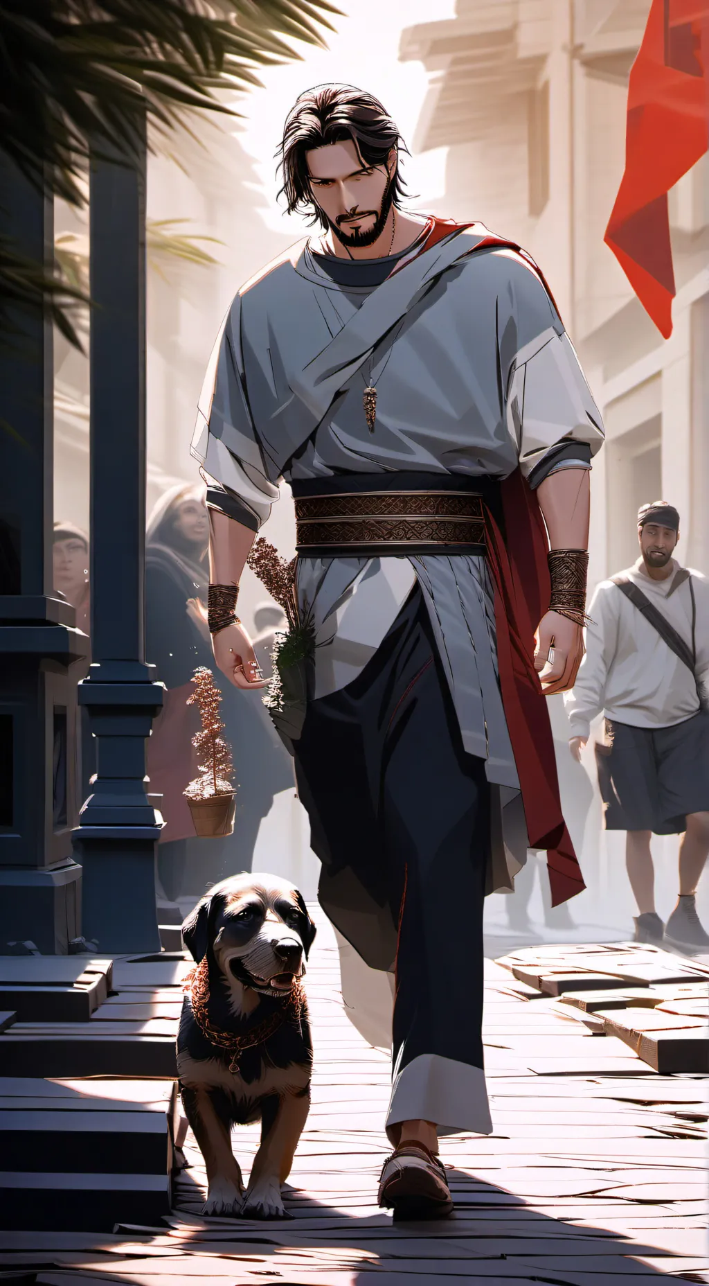 ai character: your jesus background