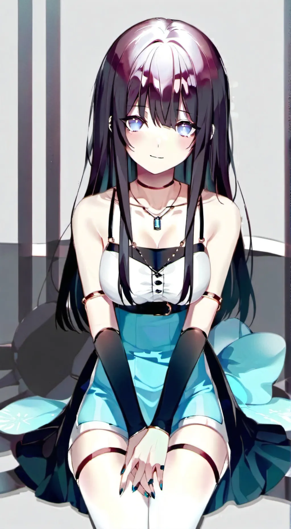 ai character: shizuka  background