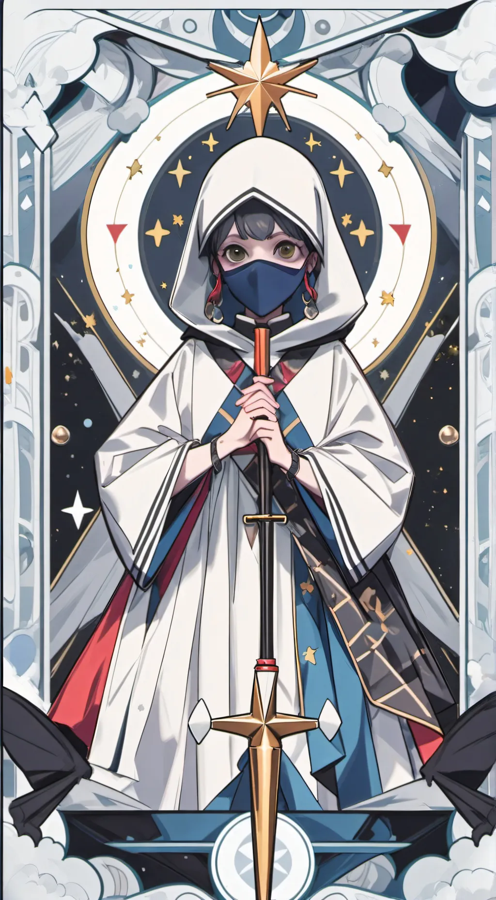 ai character: ghost and köng background