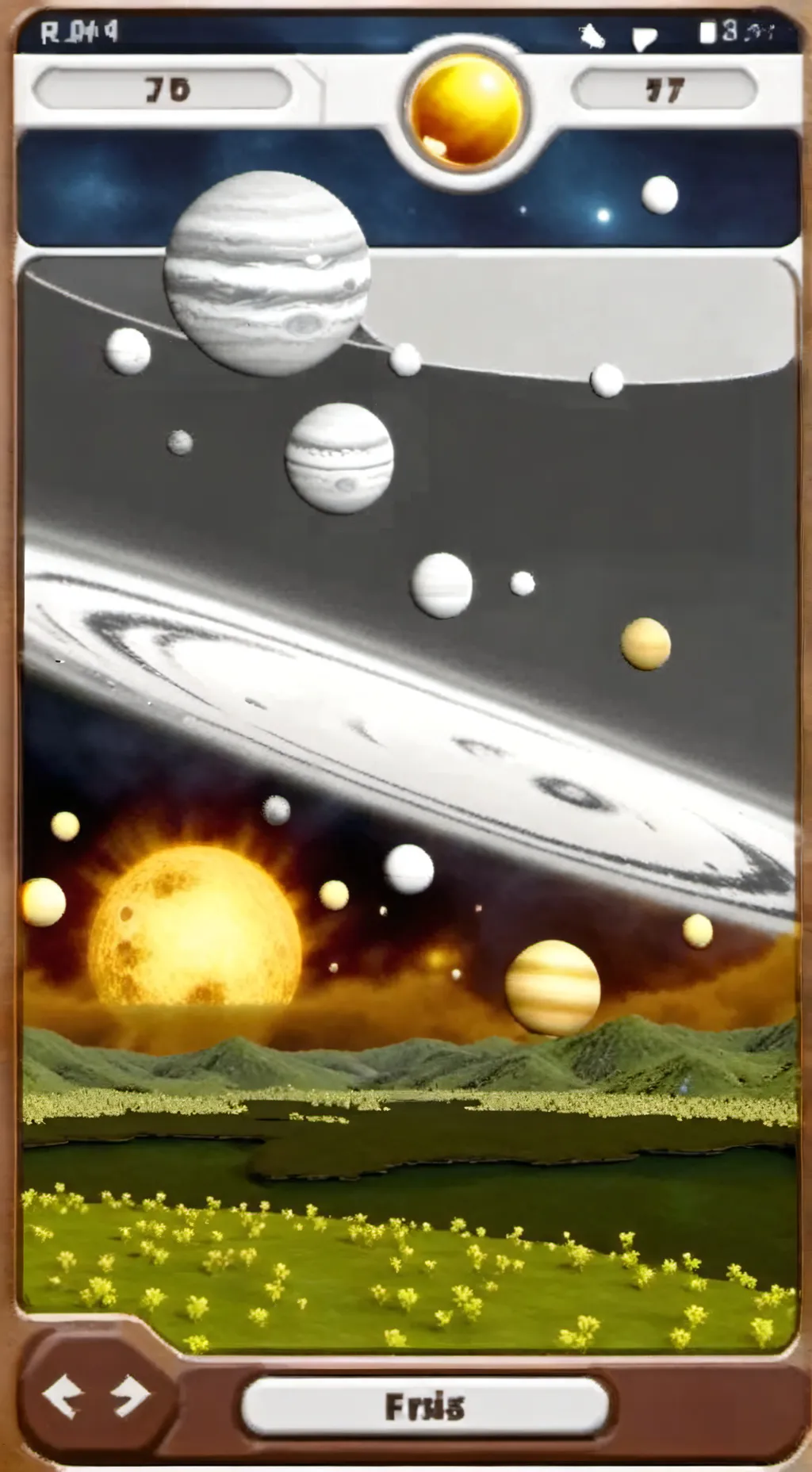 ai character: SolarBalls background