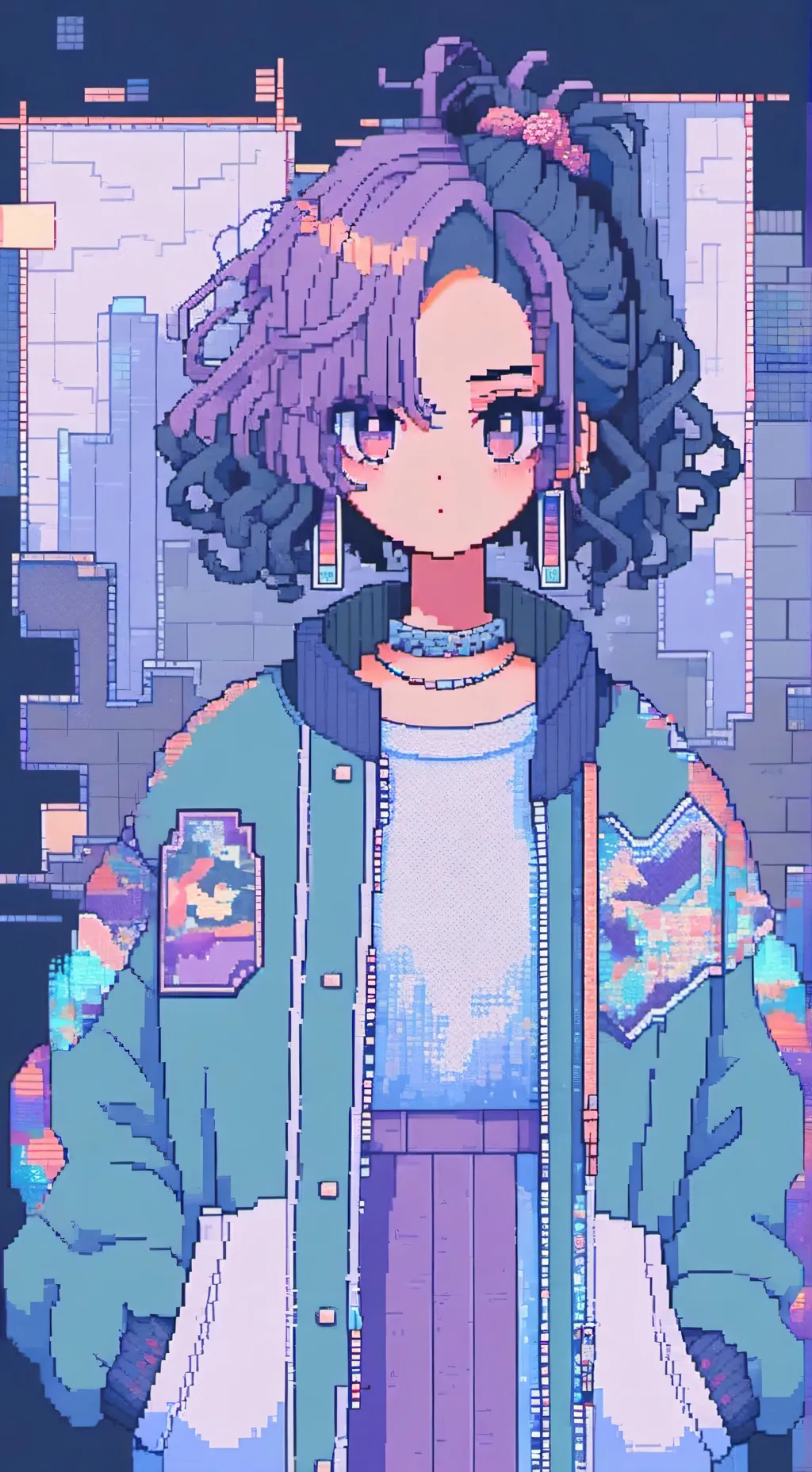 ai character: mha vampira  background