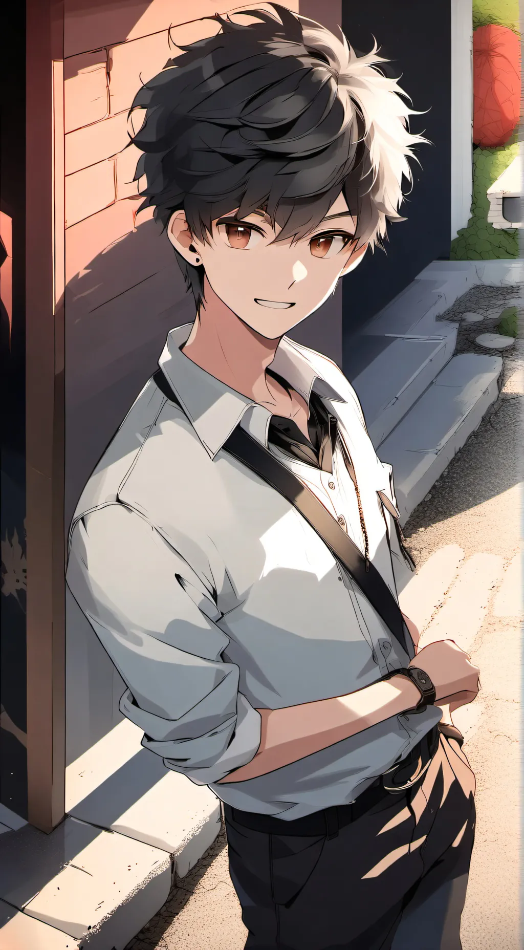 ai character: Хулиган школи background