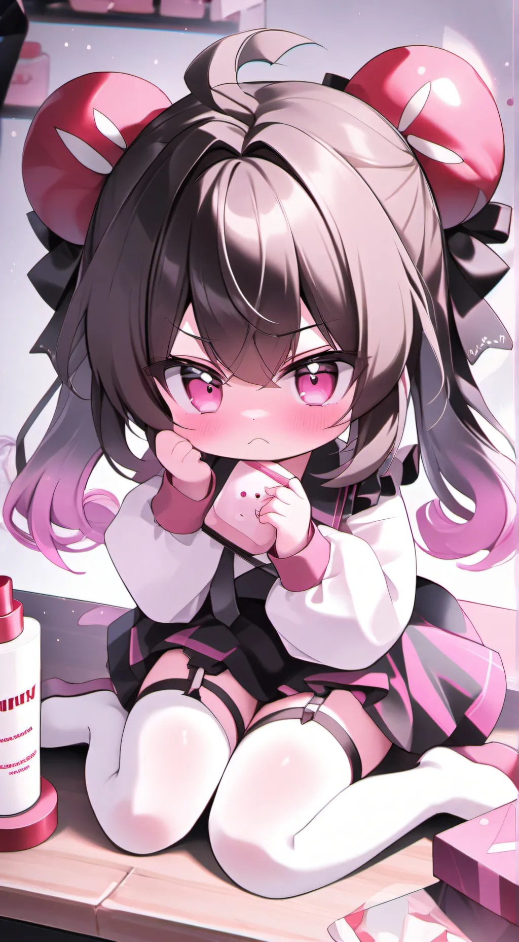 ai character: Foundation baby 🧴 background