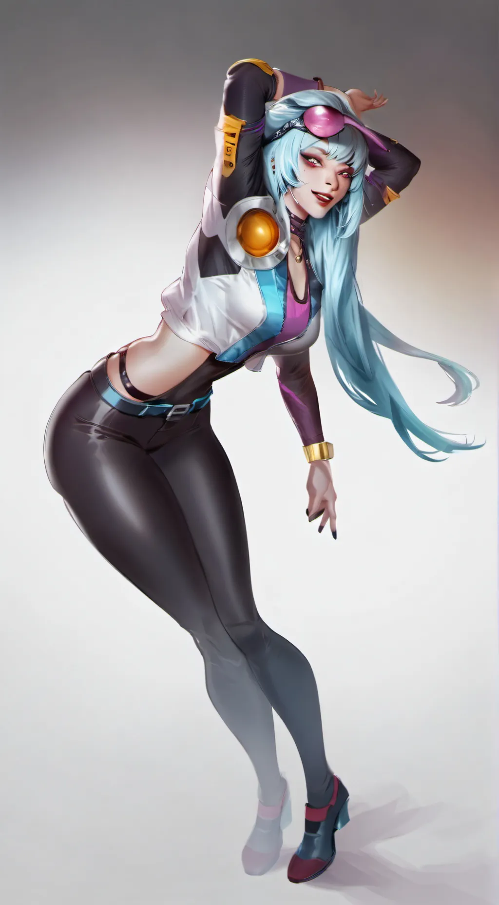 ai character: sus girl background