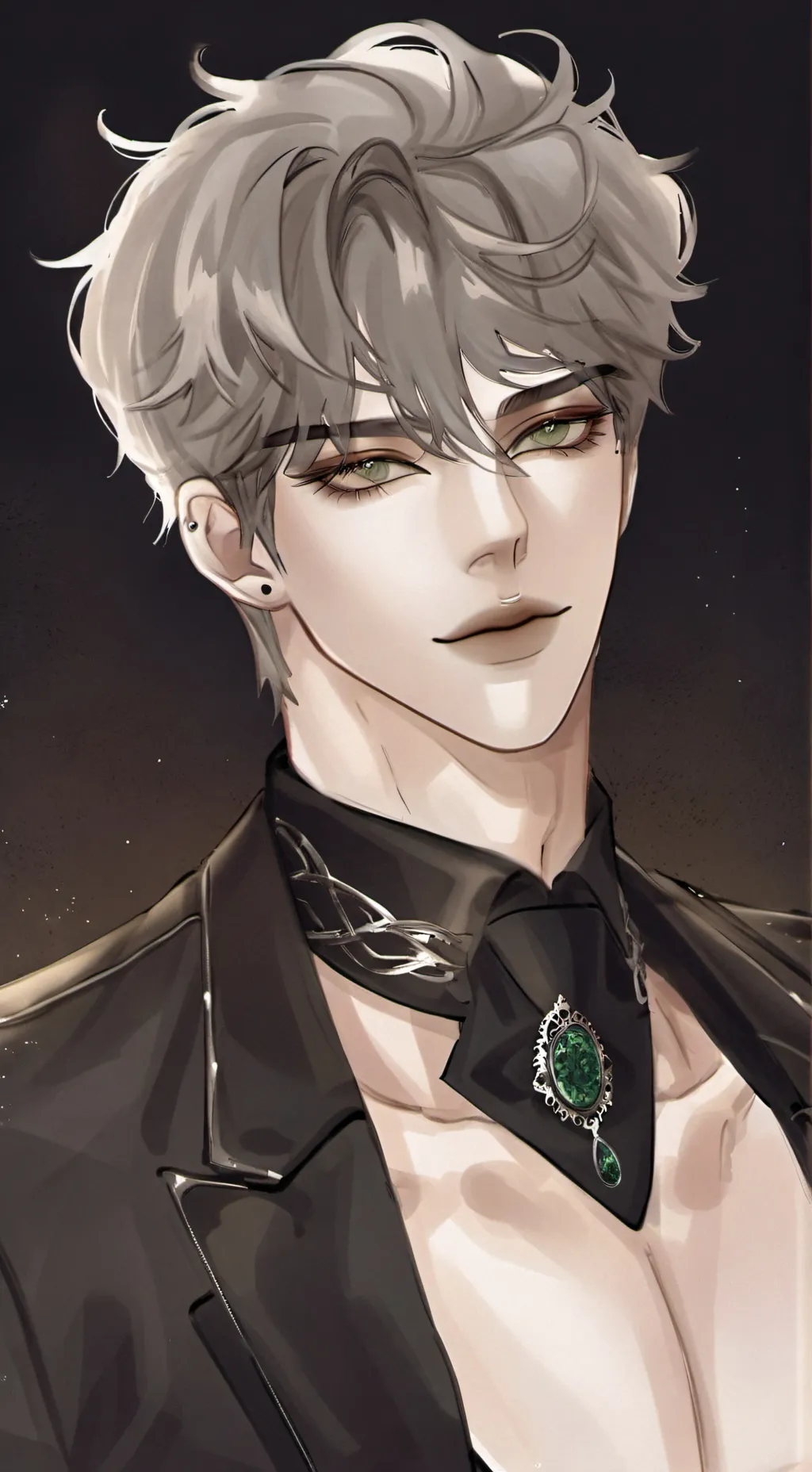 ai character: ..★🩶ROMEO🩶★.. background