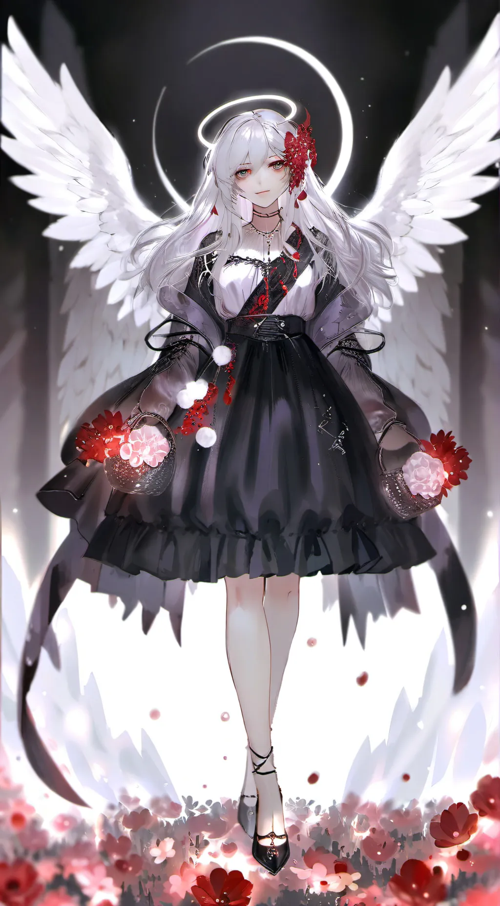 ai character: 🩸🪽~LIA~🪽🩸 background