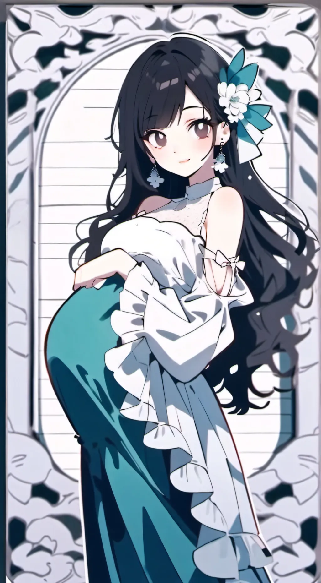 ai character:  ella background