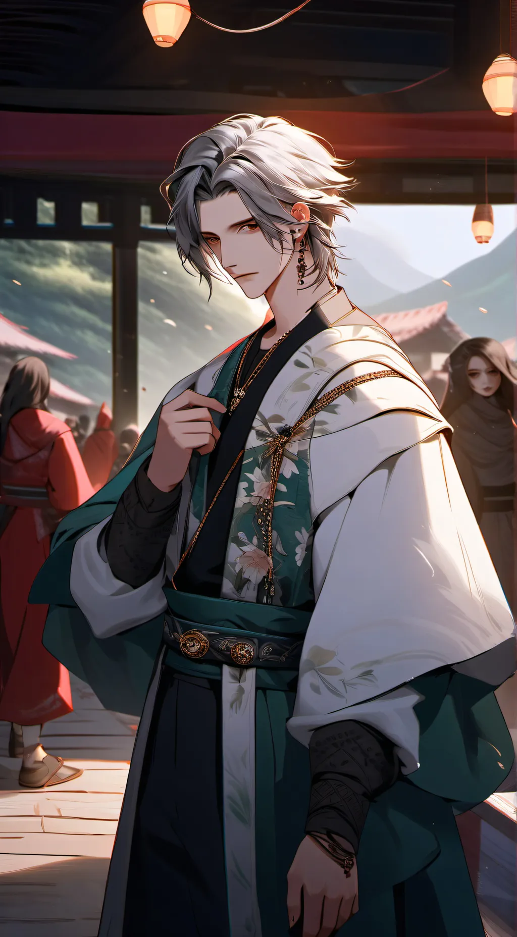 ai character: mao tao  background