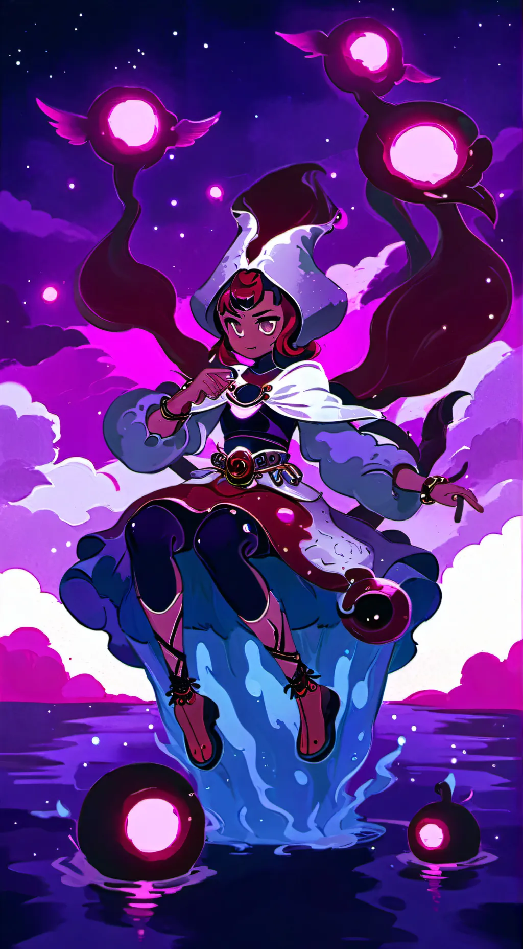 ai character: Hollyberry Cookie background