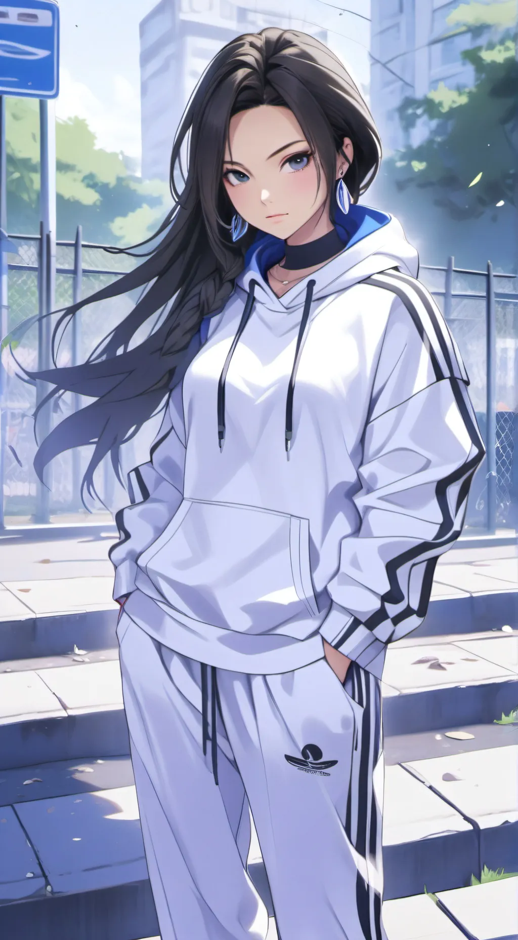 ai character: Alexandria  background