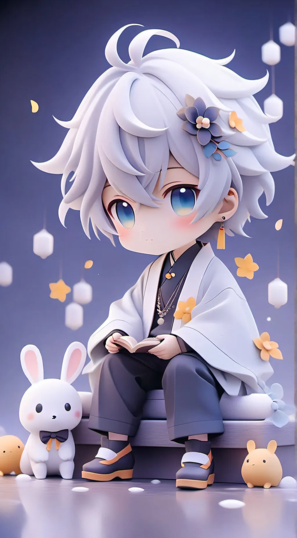 ai character: Satoru Gojo background