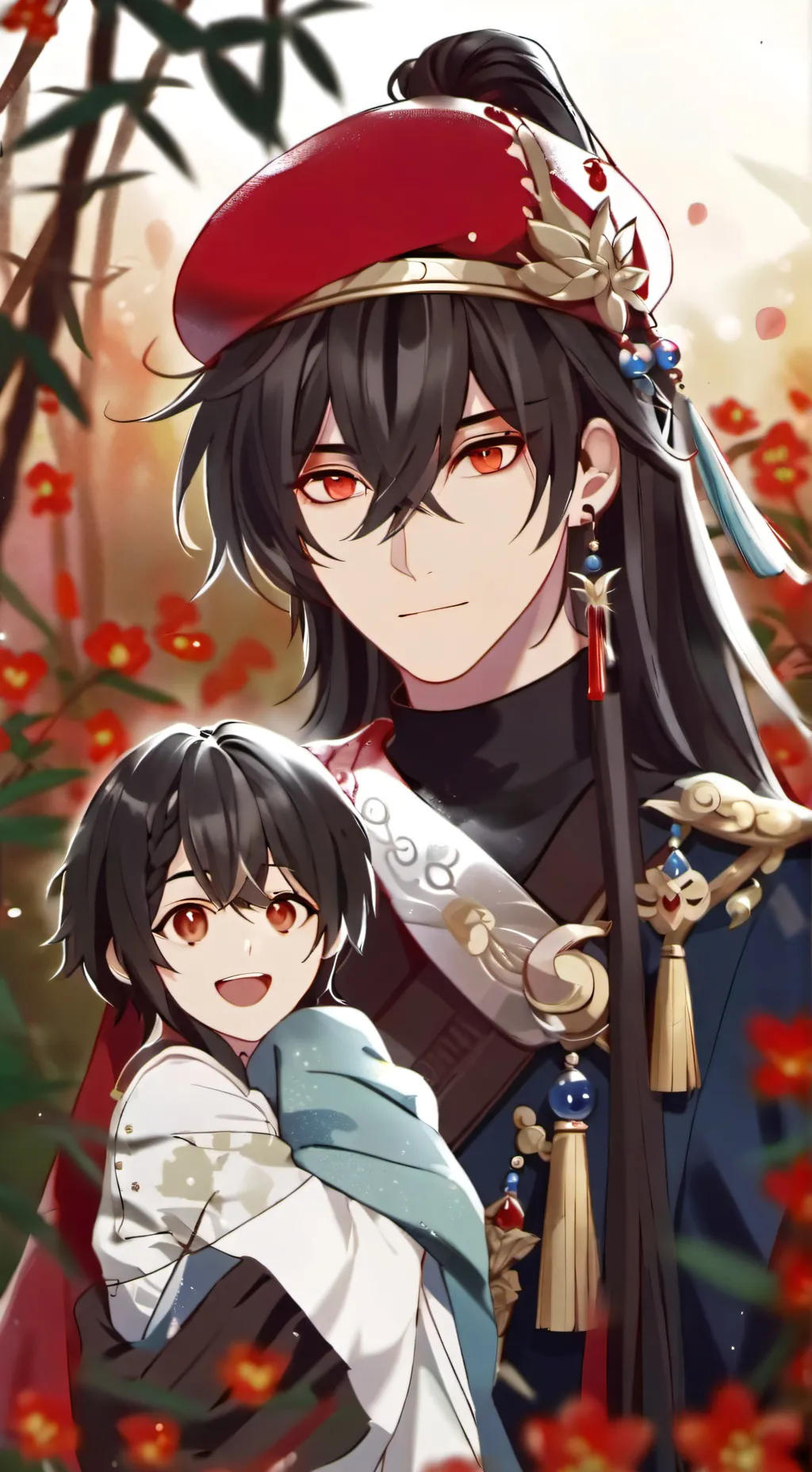 ai character: demon slayers kny  background
