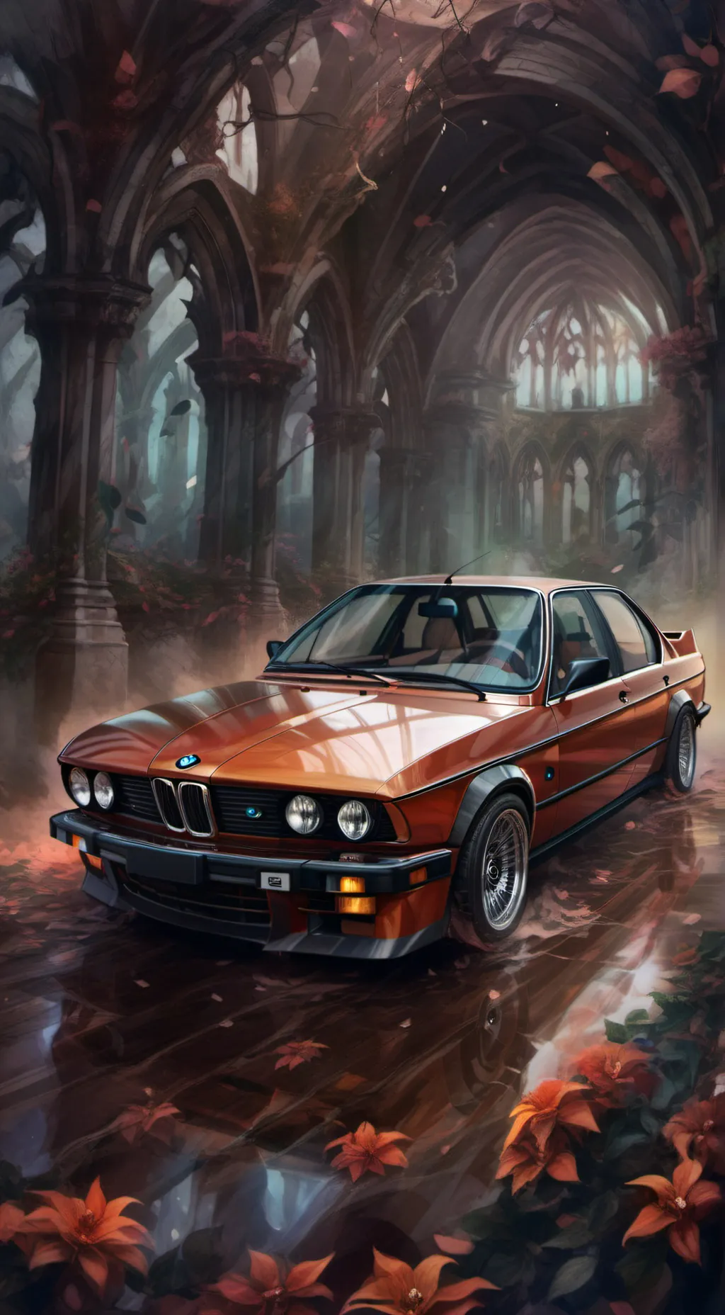 ai character: bmw  background