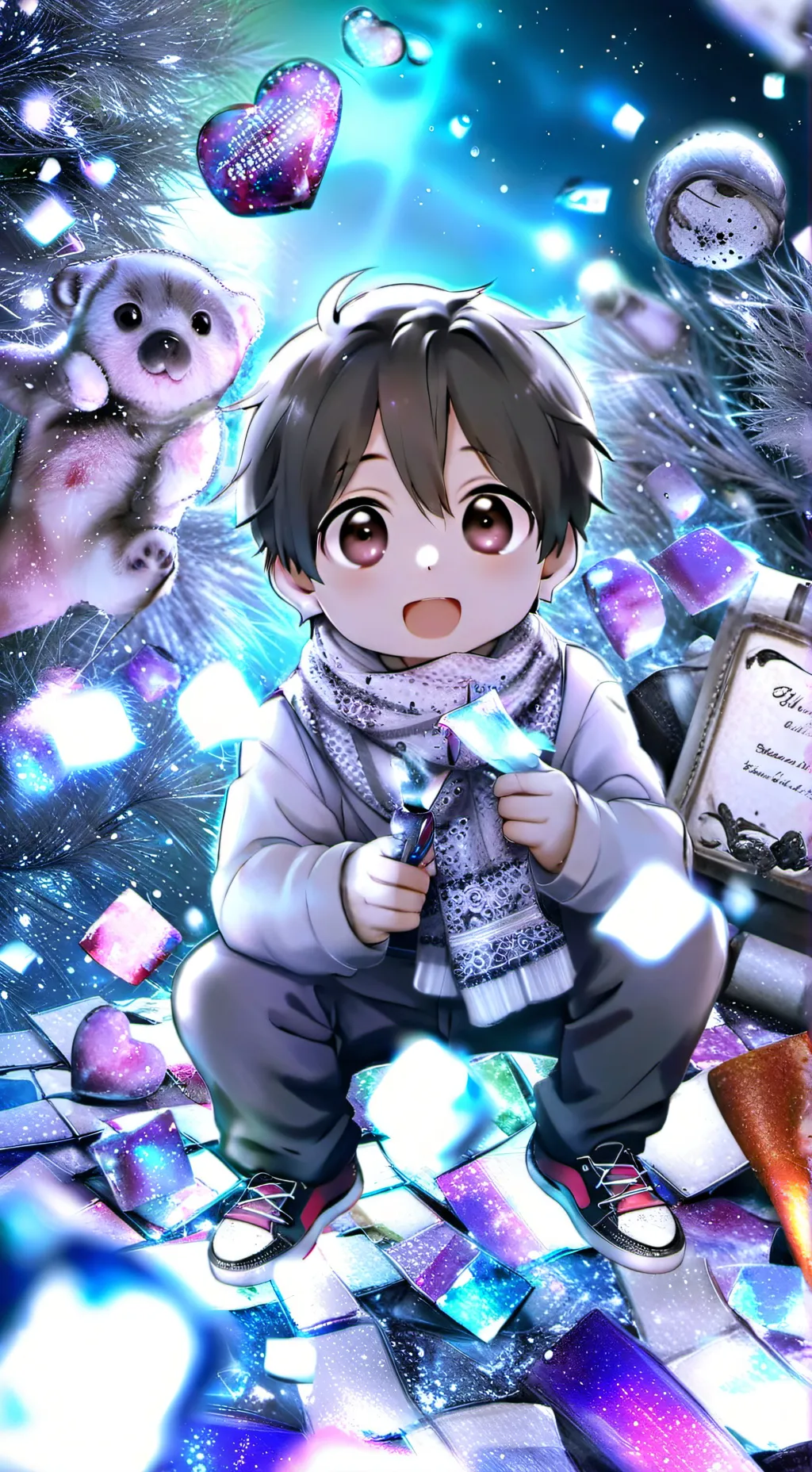 ai character: Neko bebé  background