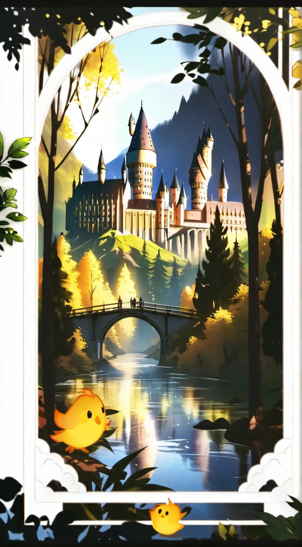 ai character: hogwarts  background